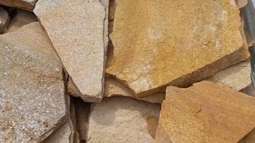 Плитняк златолит жёлтый для цоколя купить в Гремячинске