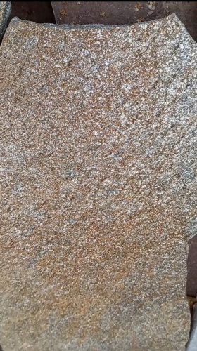 Плитняк златолит серебристый для цоколя, отмостки купить в Гремячинске