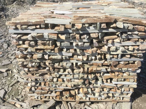 Горбушка златолит золотистый для облицовки купить в Гремячинске