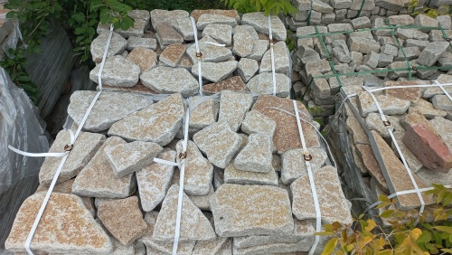 Гранитный плитняк галтованный для парковки купить в Гремячинске