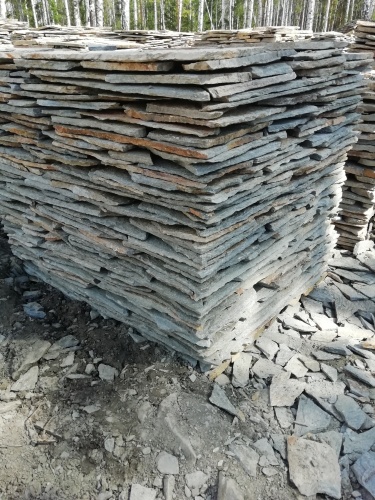 Плитняк златолит Уральский для цоколя, отмостки купить в Гремячинске