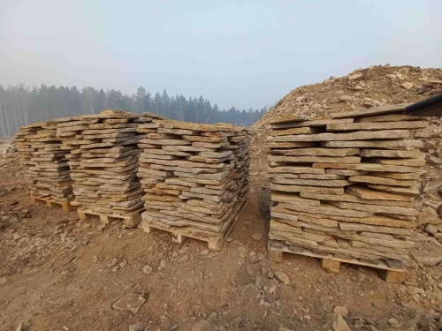 гранитный плитняк для фасада